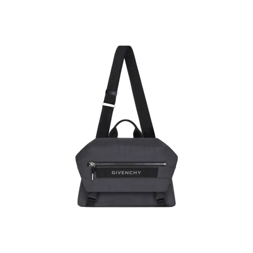 Givenchy г Trek Нейлон Effect Шерсть Курьерская сумка Сумка через плечо Мужской Серый