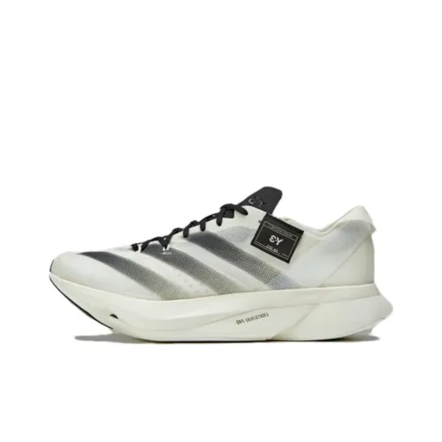Adidas Adizero Adios Pro 3 Low Топ Повседневные Беговые Кроссовки Унисекс Экрю