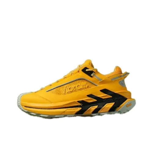 KOLON SPORT Move Беговые кроссовки Низкий Топ Желтый Унисекс