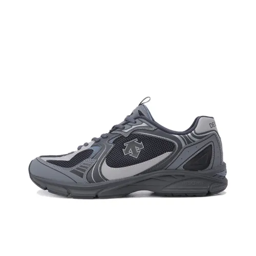 DESCENTE Беговые кроссовки Low Top Черный Серый Цвет Унисекс
