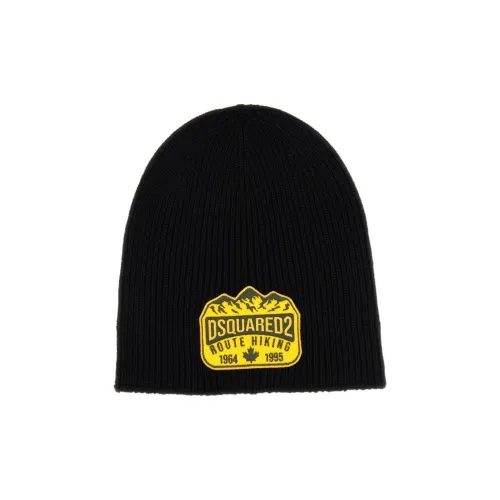 DSQUARED 2 Шерсть Бини Мужской Черный