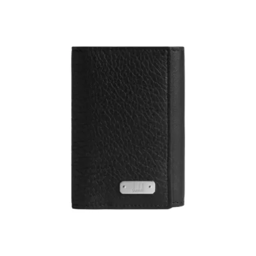 Dunhill Зернистая кожа коровы Key Pouch Мужской Черный