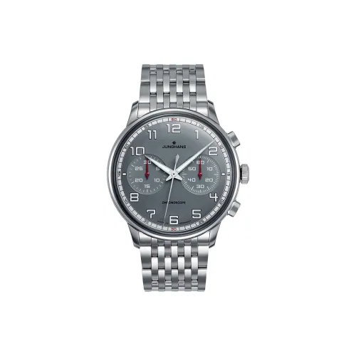 JUNGHANS Механический механизм Мужские часы Master Collection 40,8 мм Серый