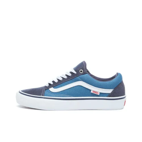 Vans Old Skool Collection Pro Low Топ Скейтборд Кроссовки Unisex Синий Белый