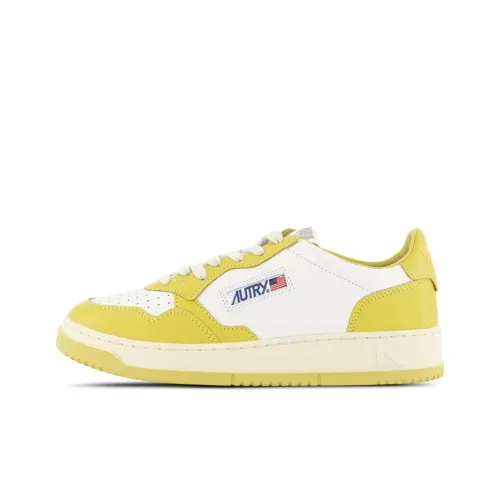 AUTRY Medalist Low Топ Скейтборд Кроссовки Мужские Белый Желтый