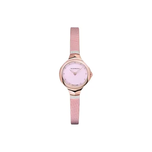 EMPORIO ARMANI Ferris Wheel Collection Наручные часы Кварцевый механизм Кожаный ремешок 25 мм Розовый циферблат Женские часы