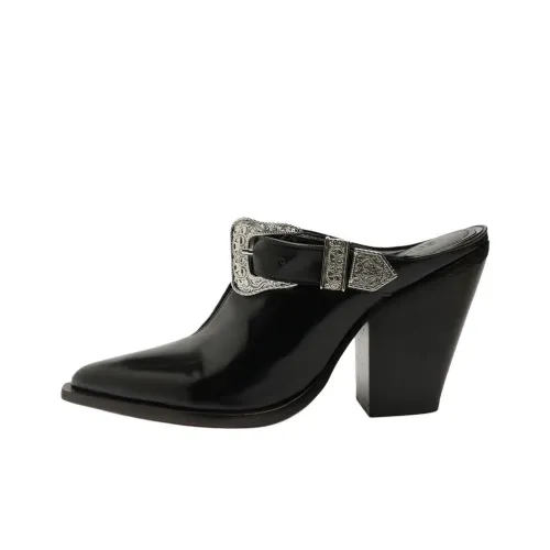 Schutz Домашние тапочки 9,3 см Женские Черные