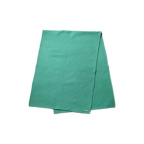 Auralee Шерсть Вязаные шарфы из альпаки Женские Зеленый