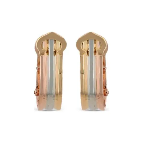 Cartier 18K Розовое Золото Серьги Женские Золото