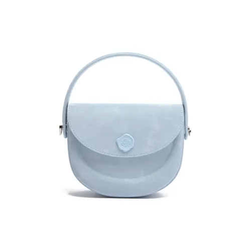 MICOCAH ПУ (полиуретан) Седло Сумка Женская Холодная Вода Синий Туманно-розовый Ландыш Белый