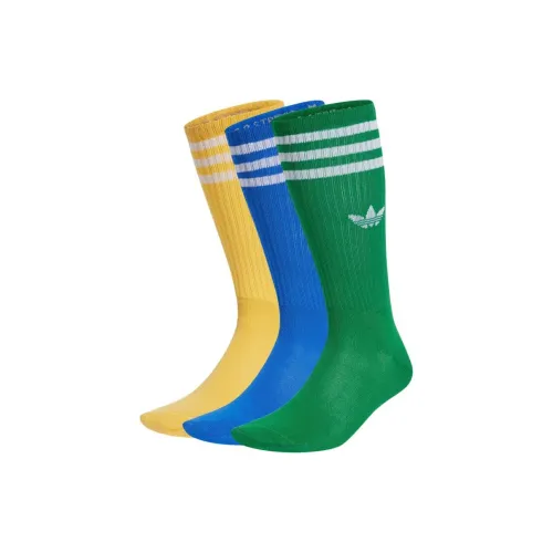 Adidas Originals SOLID CREW SOCKS 3 PAIRS Высокие носки Унисекс 3 упаковки
