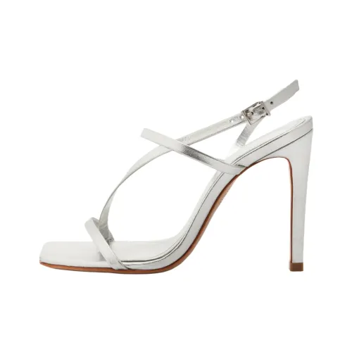 Schutz Heloise One Strap Sandals 10,8 см Женские Серебряные