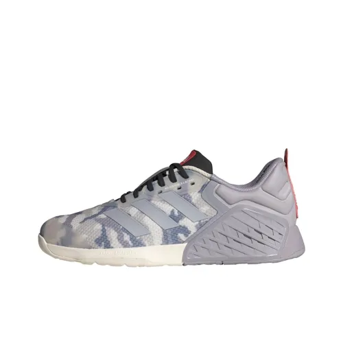 Adidas DROPSET 3 Беговые кроссовки Низкий Топ Серый Унисекс