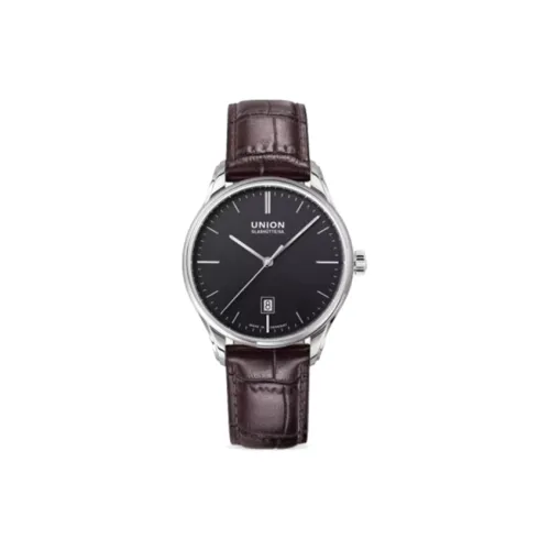 UNION GLASHUTTE/SA Механический механизм Мужские часы 41 мм Черный