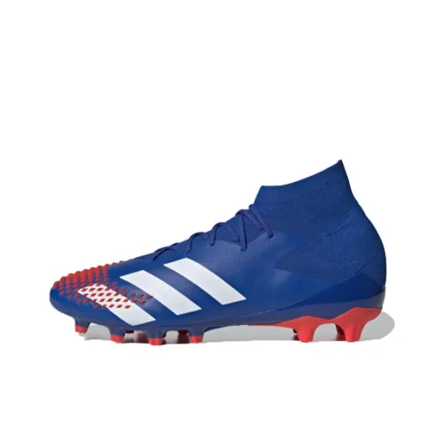 Adidas Predator 20,1 AG Искусственный газон Дышащие футбольные бутсы Мужские Синие Белые