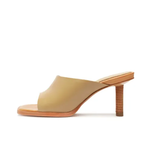 Schutz Слипоны 7,5 см Женские Earth Желтый