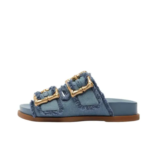 Schutz Слипоны 5,3 см Женские Blue