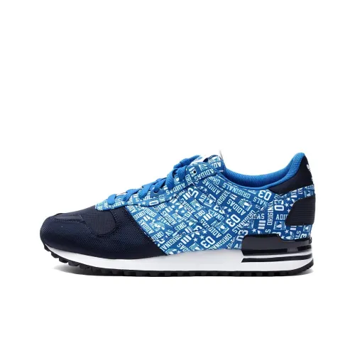 Adidas Originals ZX 700 Slip Устойчивый к истиранию Низкий Топ Повседневный Унисекс Синий Белый