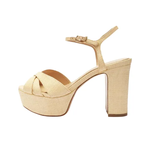 Schutz Keefa One Ремешок Сандалии 10,5 см Женские Светлый Бежевый