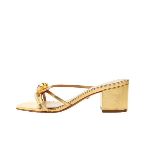 Schutz Слипоны 6 см Женские Золотые