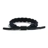 Черный светоотражающий браслет