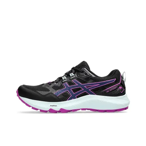 Asics Gel Sonoma 7 Low Top Trail Беговые кроссовки Женские Черный Фиолетовый Синий