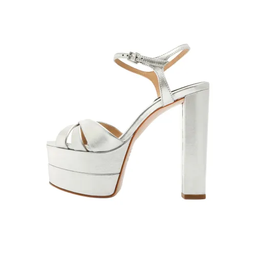 Schutz Keefa one Ремень Сандалии 14,3 см Женские Серебряные