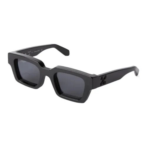 OFF Белый Ацетат Квадратные Солнцезащитные Очки Мужские Черные