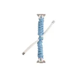 Синий твист галстук + ПК прозрачная оболочка