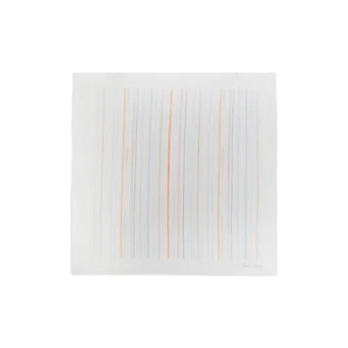 Paul Smith Cotton Knit Шарфы Мужской Айвори Белый Многоцветный