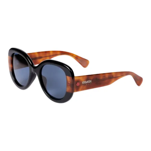 KENZO Ацетат Бабочка Солнцезащитные очки Женские Коричневый