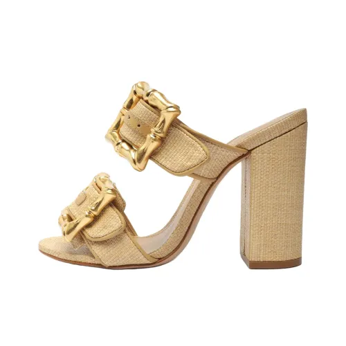 Schutz Слипоны 11cm Женские Золотые