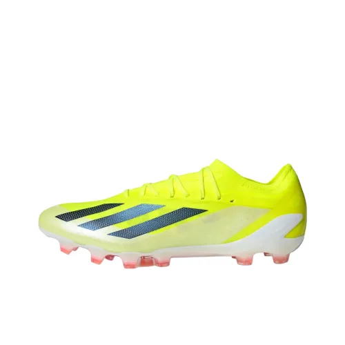 Adidas X CRAZYFAST AG Искусственная трава Противоскользящие Устойчивые к истиранию Футбольные бутсы Мужские Желтые