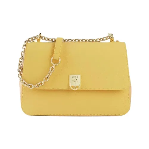 Alviero Martini Saffiano Тисненая ткань Сумка через плечо Женская Золотая