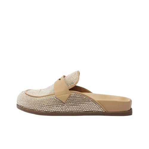 Schutz Домашние тапочки 3 см Женские Золотые