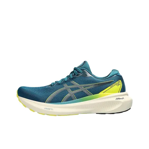 ASICS Gel Kayano 30 Амортизация и Дышащий Низкий Топ Марафон Бег на длинные дистанции Обувь Мужская Синий Желтый