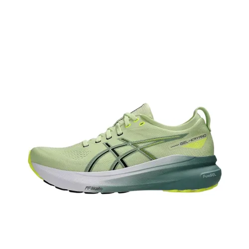 ASICS Gel Kayano 31 Низкий Топ Поддержка Марафон Обувь для Беговых Длинных Дистанций Мужская Светло-Зеленая