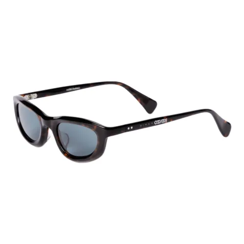 KENZO Ацетат Кошачий глаз Солнцезащитные очки Унисекс Черепаховый