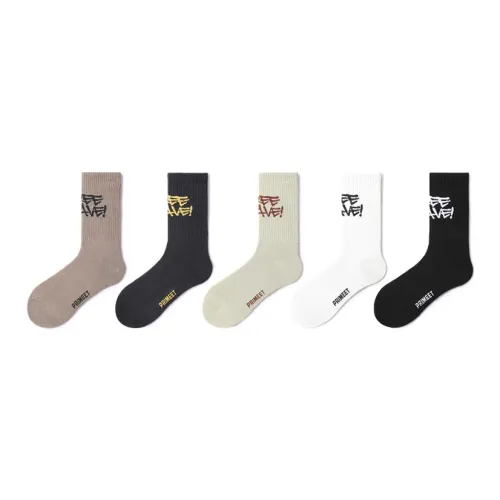 PRIMEET Носки Crew Унисекс упаковка из 5 пар