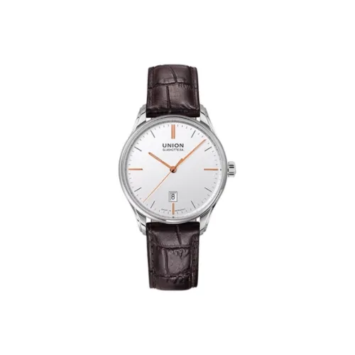 UNION GLASHUTTE/SA Механический механизм Мужские часы 41 мм Серебряный