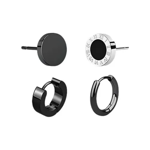 JUICY GRAPE Титановые стальные серьги-гвоздики унисекс