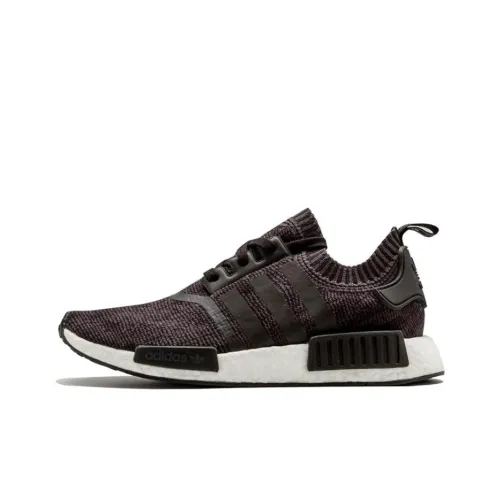 Adidas Originals NMD_R1 Зимний Шерсть Core Non Slip Легкий Низкий Топ Casual Унисекс Черный
