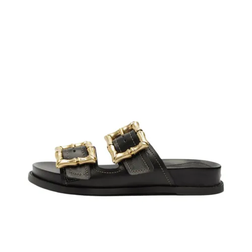 Schutz Слипоны 5,3 см Женские Черные