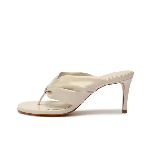 Schutz Шлепанцы 7,5 см Женские Бежевые