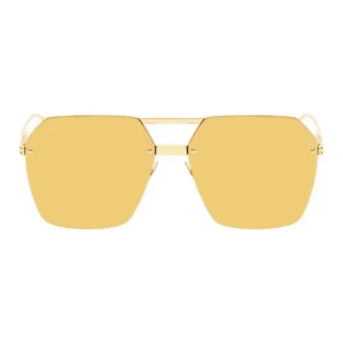 Bottega Veneta Aviator Солнцезащитные очки Женские Золотые
