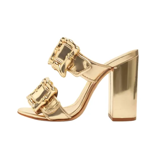 Schutz Слипоны 11cm Женские Золотые