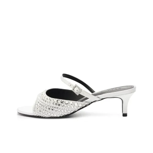 Schutz Слипоны 5см Женские Белые