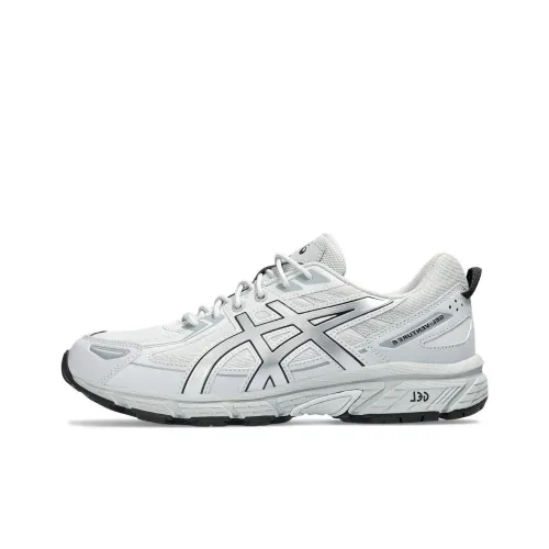 Asics Gel Venture 6 Low Top Повседневные Беговые Кроссовки Унисекс Серебристо-Серый
