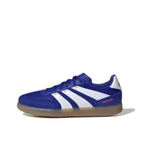 Adidas PREDATOR FREESTYLE Slip-resistant Abrasion-resistant Low Top Skateboard Shoes Unisex Blue White Adidas PREDATOR FREESTYLE Противоскользящие Износостойкие Низкие Кроссовки для скейтбординга Унисекс Синий Белый