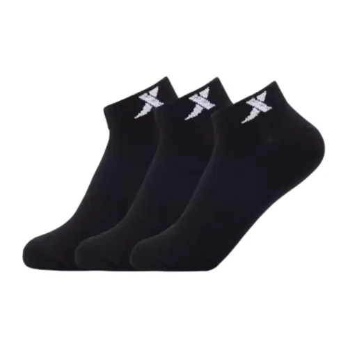 XTEP 3 Pack Мужские Черные Носки